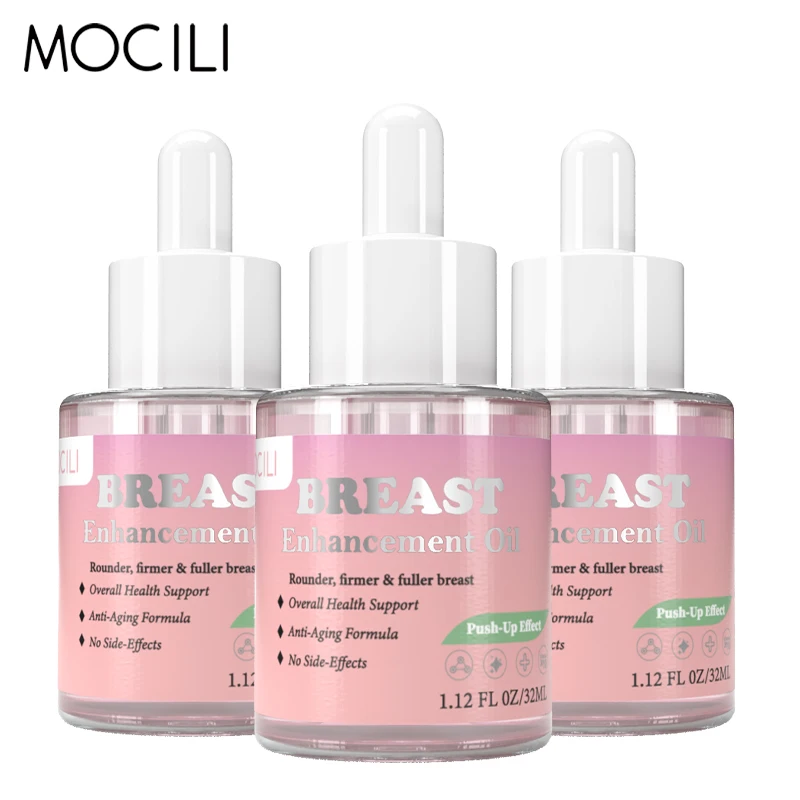 Breast Enhancement Oil Increase Elasticity Breast For Women Fast Growth Firming Lift Collagen Up Size Sexy Body Care 32ml*3pcs