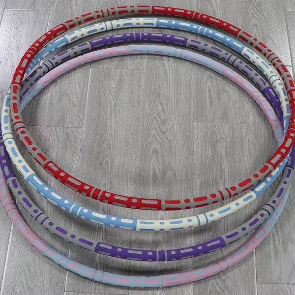 Spot Goods Detachable Sponge 8 Sections Hula Fitness Hoop