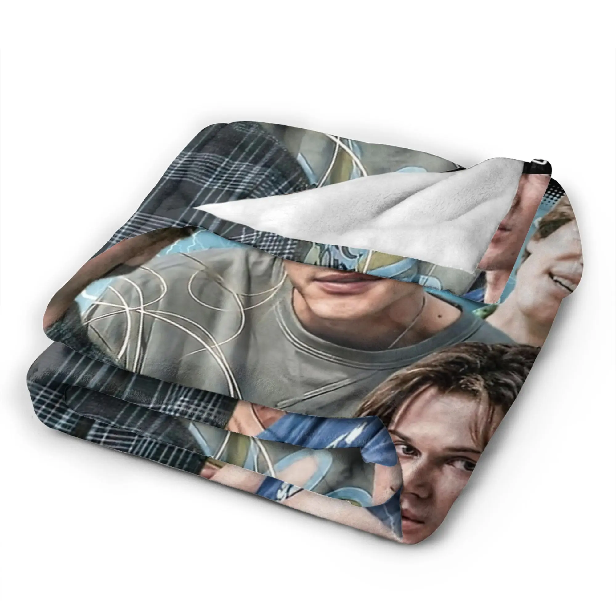 Conrad Fisher Bootleg Film Blankets  Camping Flannel Throw Blanket For Living Room Warm Soft Custom DIY Quality Bedspread