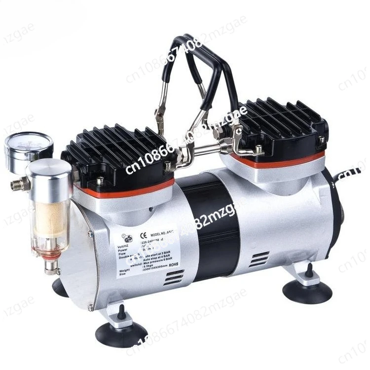 

Household piston type car packaging storage environmentally friendly small oil-free vacuum pump air pump