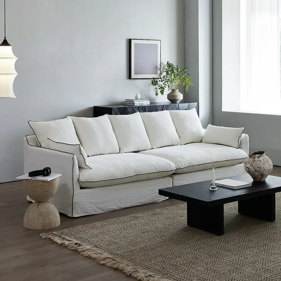 Bed and breakfast living room Small apartment Nordic simple removable and washable single and double three or four-person