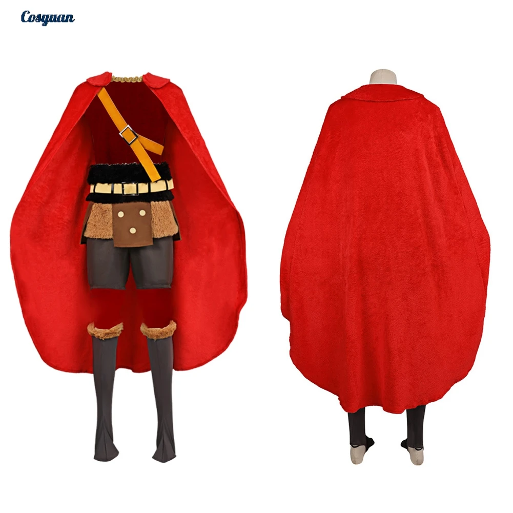 

Anime Pirate Elbaf Cosplay Luffy Cloak Pants Clothes Men Party Disguise Roleplay Male Halloween Costume Carnival Outfits Suits