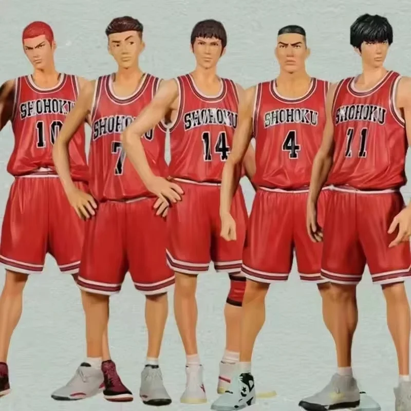 5 قطعة/المجموعة سلام دنك نموذج ساكوراجي روكاوا ميتسوي أكاجي مياجي عمل الشكل أنيمي كيت تحصيل زينة عيد الميلاد هدية لمحبي #1