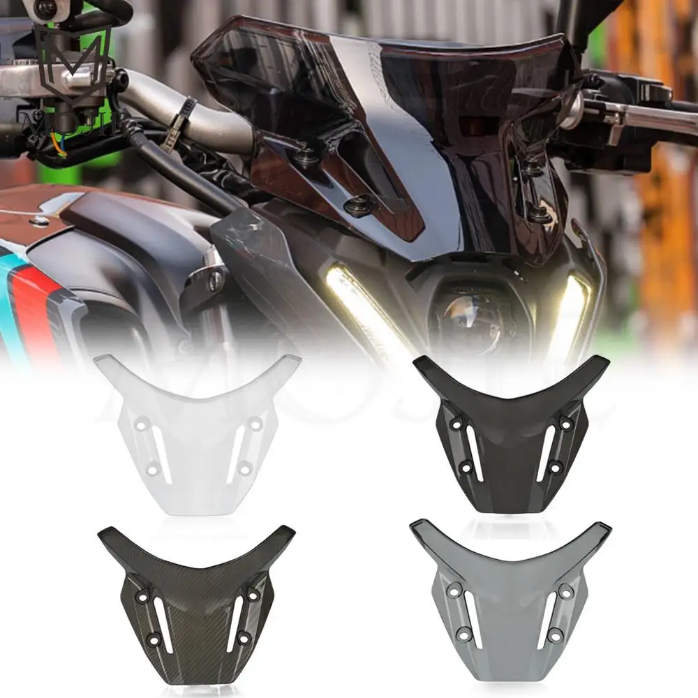 

Motorcycle Accessories For YAMAHA MT09 FZ09 MT-09 SP MT 09 2021-2024 2023 Front Screen Windscreen Windshield Deflector Protector