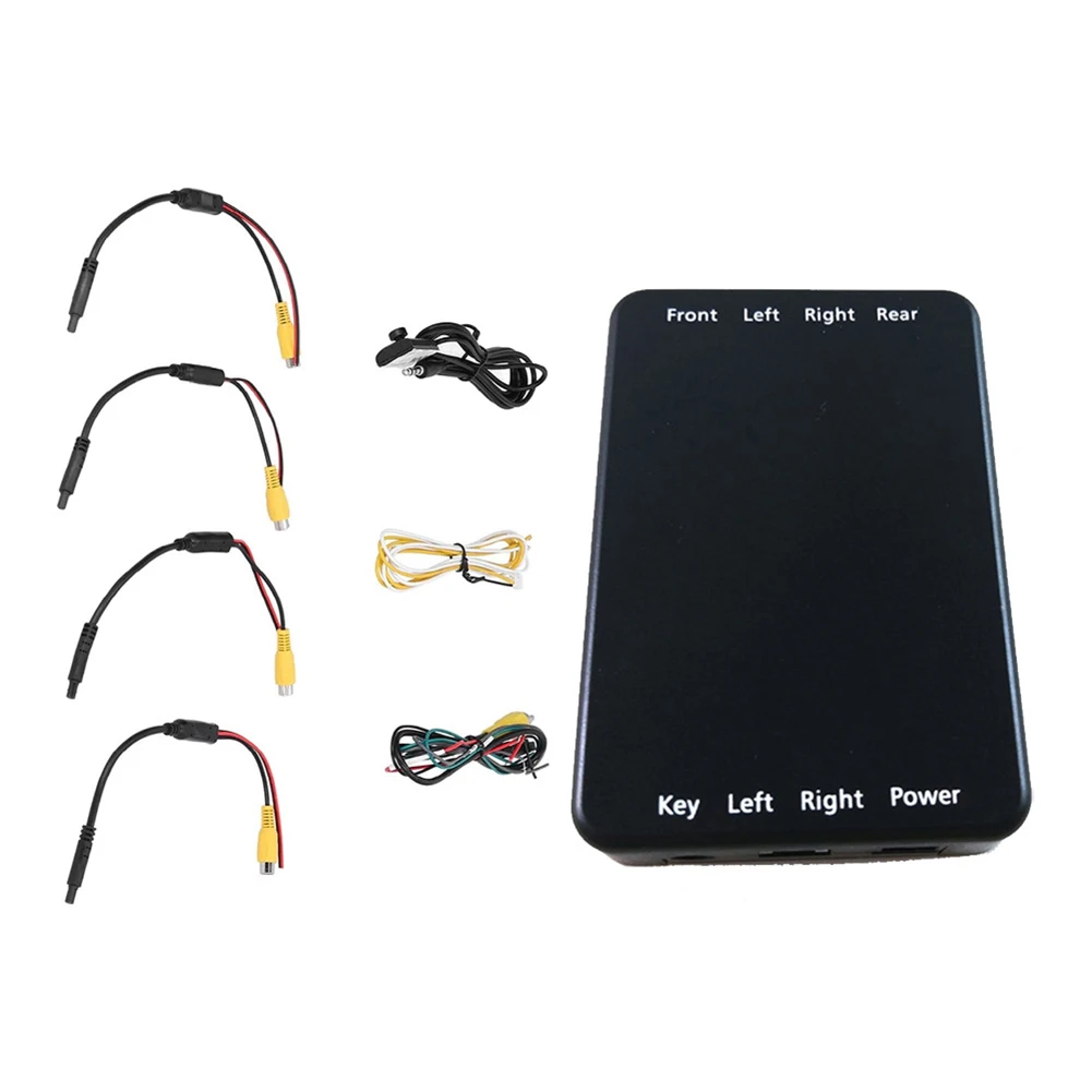 360 Degree Car Surround View System Camera Activation System 360 Control Box Automatic Surround View Maximum Current 50MA
