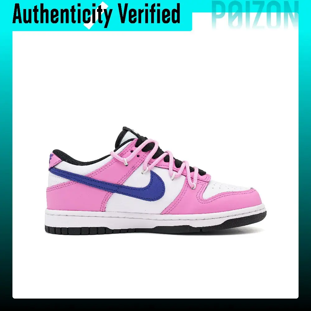 Nike Dunk Pink Leopard Size 85 Cushioning Lightweight Low top Skateboard Shoes Unisex Pink Purple HF5441-100（Team1690-85）