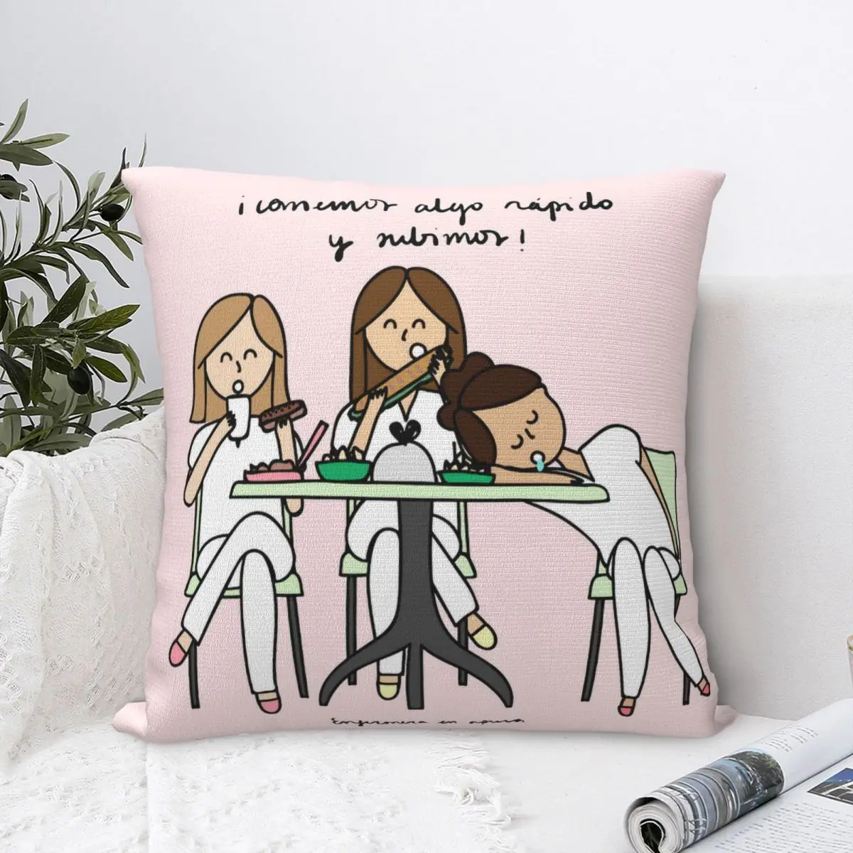 Enfermera En Apuros Pillow Cases Doctor Nurse Medical Cushion Cover Awesome Zipper Decor Throw Pillow Case Cover for Home 18