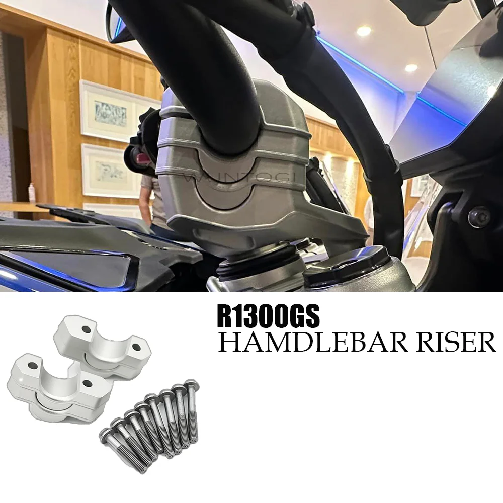 

For BMW R1300GS R1300 GS R 1300 GS r1300gs Handlebar Riser Hard Handle Riser Clip Increase The Handlebars Handlebar Riser