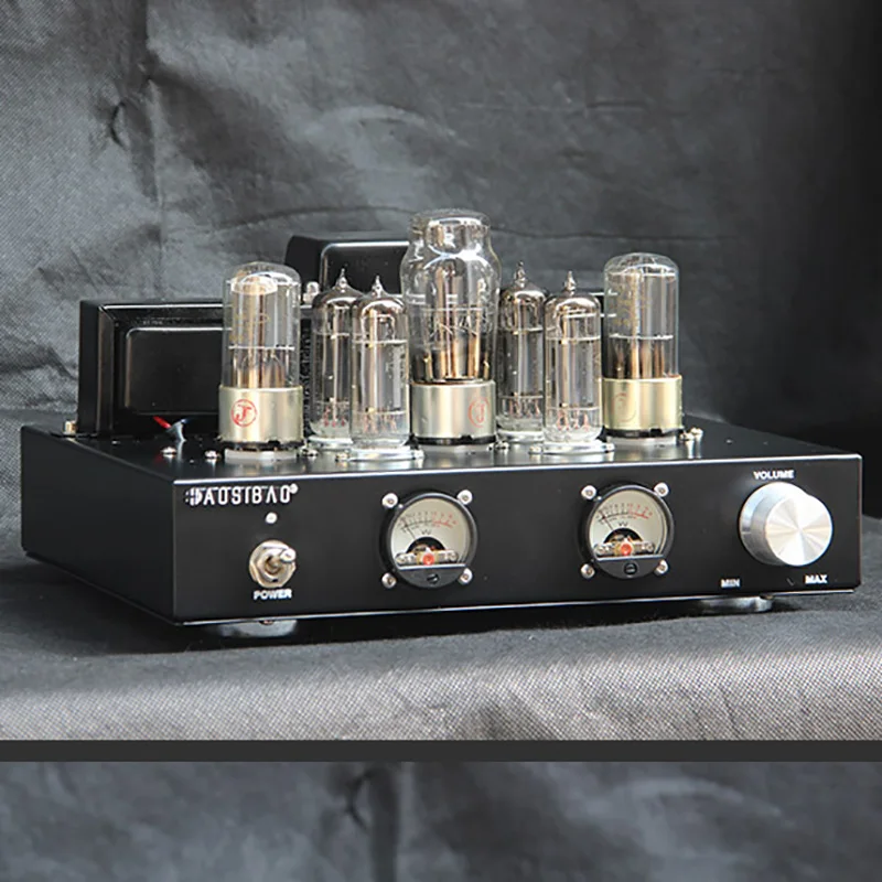 

Class A HIFI Tube Power Amplifier Single-ended High Power VU Level Meter Indication Vintage Audiophile Tube Power Amplifier