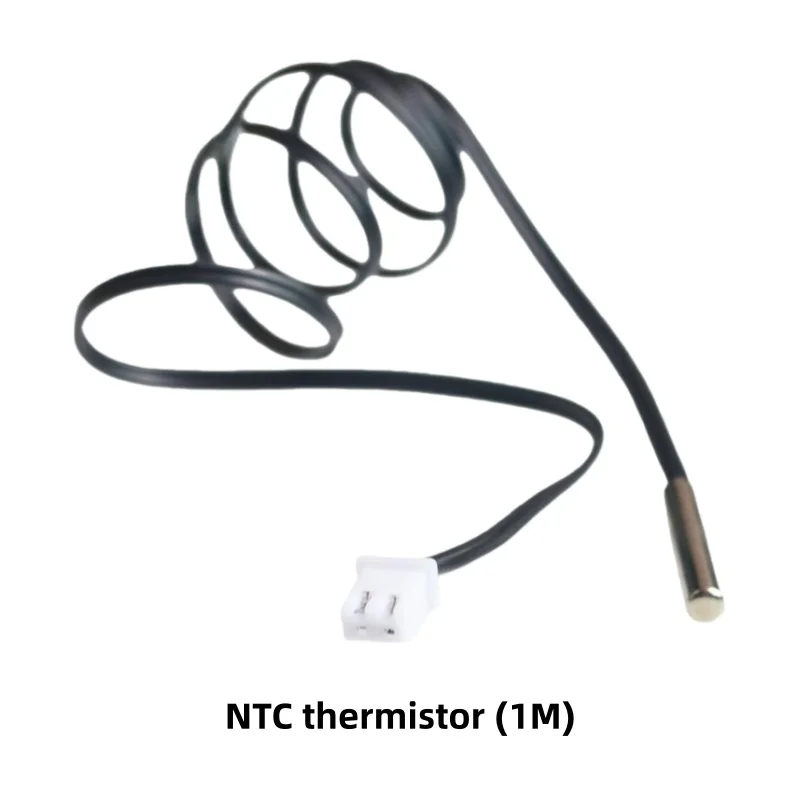 NTC thermistor with 1% accuracy, 10K temperature sensor, refrigeration and air conditioning, refrigerator probe, 0.5 meters 3950