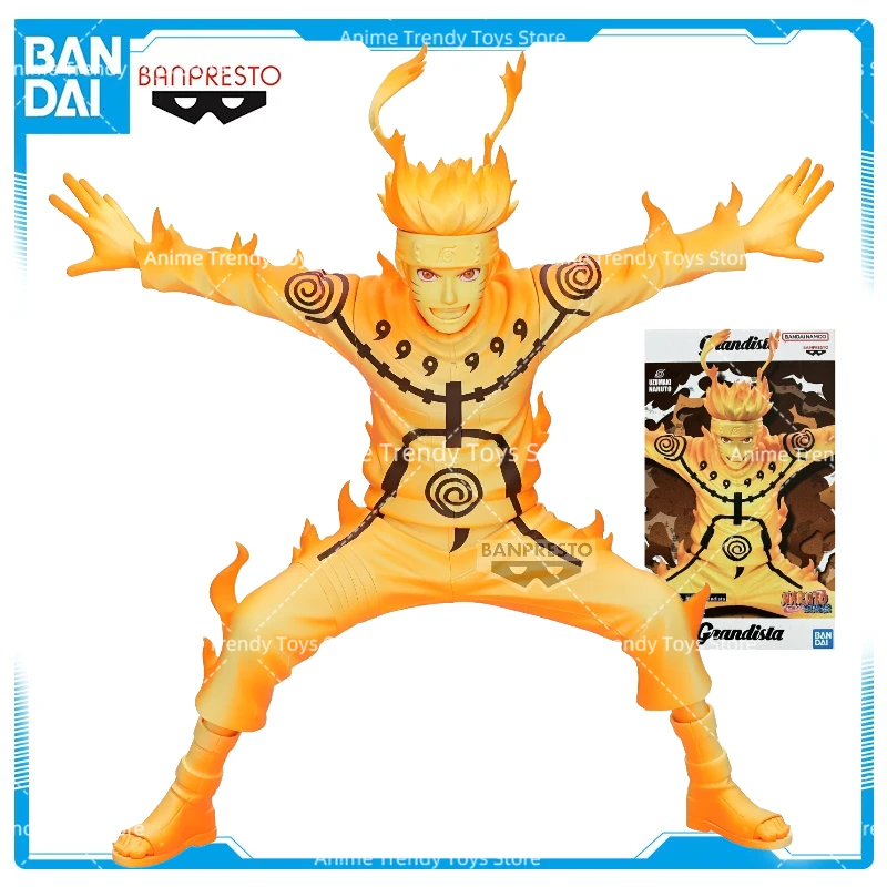 

in stock Original Bandai Spirits Collection Bandai Grandista Naruto Shippuuden Uzumaki NarutoⅡAnime Figure Toys WY