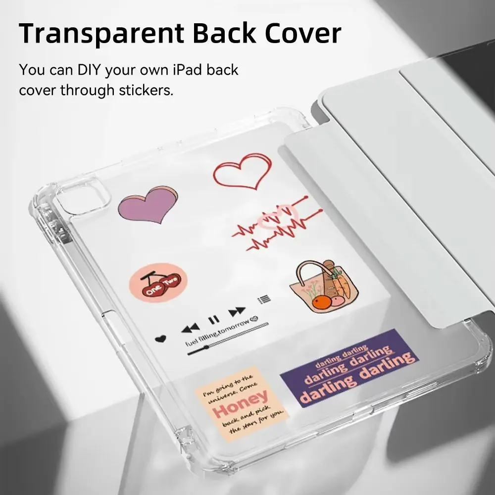 Couples For iPad Air 5 Case 2024 Air 6 11 iPad Pro 11 12.9 13 10 Gen 10.2 9th 8th 6th 5th 9.7 inch Mini 7 6 Smart Case 1/2Pcs image 6