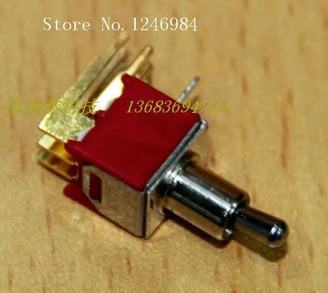 [SA]TS-7 Dual gold-plated two tranches are bent M5.08 small toggle switch toggle switch Q22 Deli Wei 2MD1--50pcs/lot