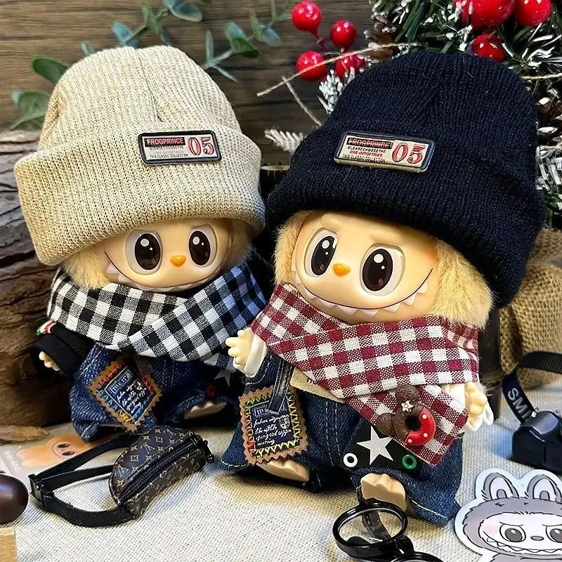 เสื้อผ้าแฟชั่นสำหรับตุ๊กตาลาบูบูขนาด 17 ซม. เสื้อฮู้ดดี้ เสื้อผ้าตุ๊กตา เสื้อฮู้ดดี้สีเข้ากัน เสื้อผ้าตุ๊กตา ของตกแต่งตุ๊กตา เสื้อผ้าเด็กเล็ก