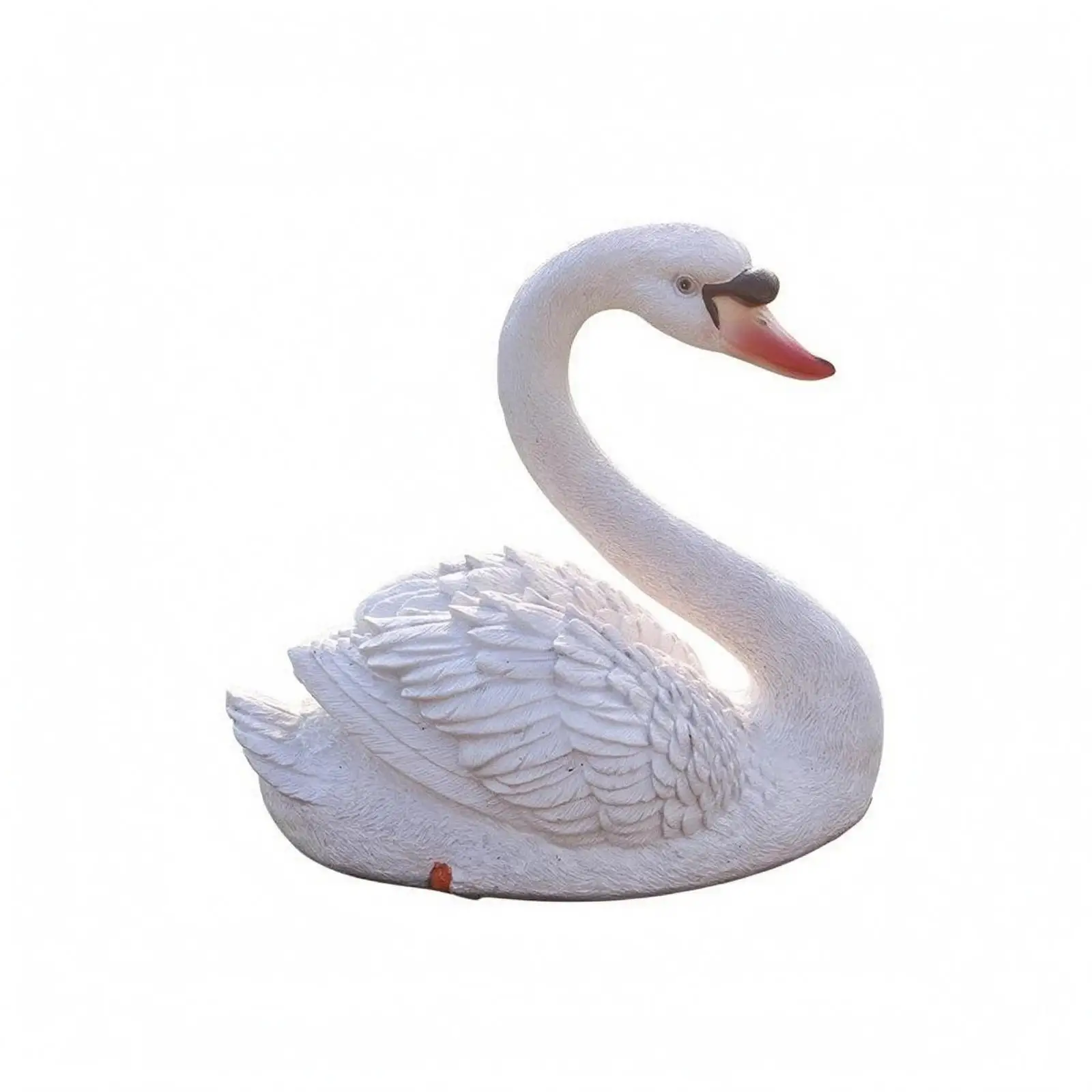 Water Floating Swan Decoration for Pond Ornament Outdoor Garden Pool Statue Fiberglass Bird Sculpture