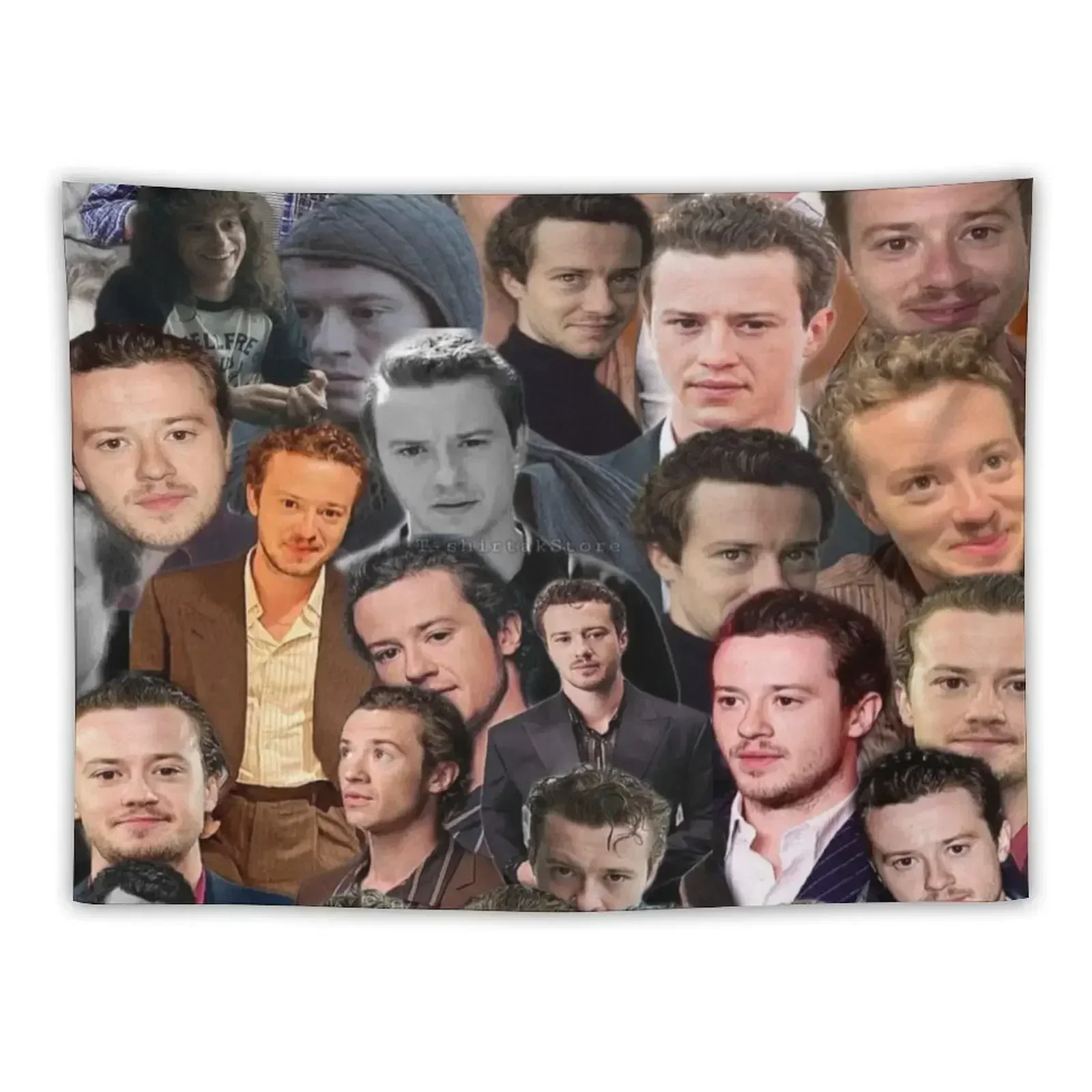 joseph quinn photo collage Tapestry Room Aesthetic Aesthetic Room Decoration Decoration Home Tapestry