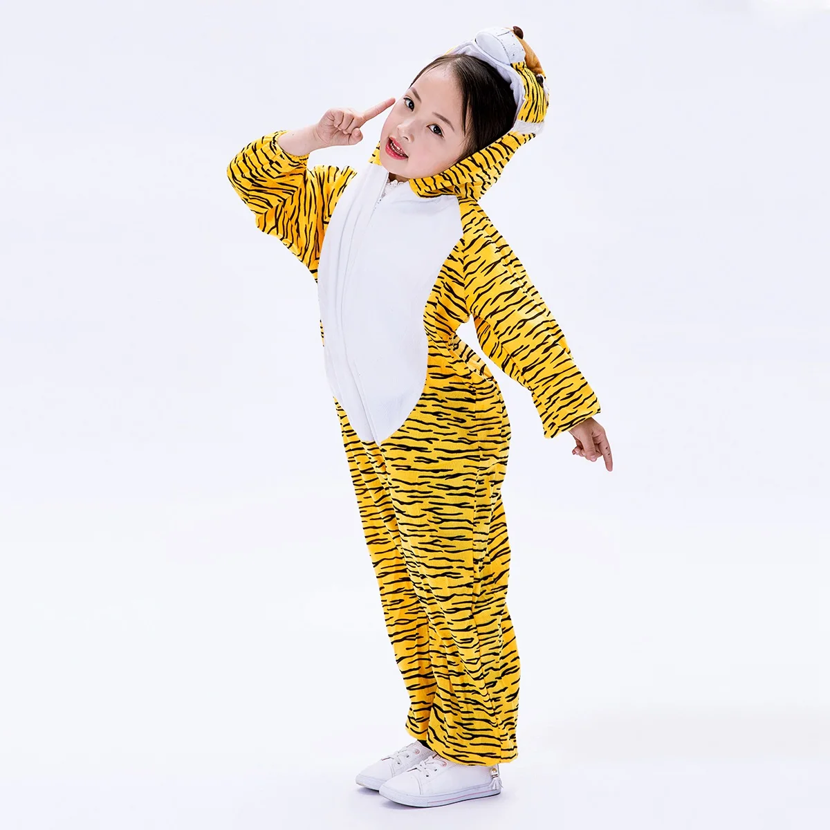 

Tiger Performance Costume Clothes s Child Cosplay Animal Group Costumes Dress