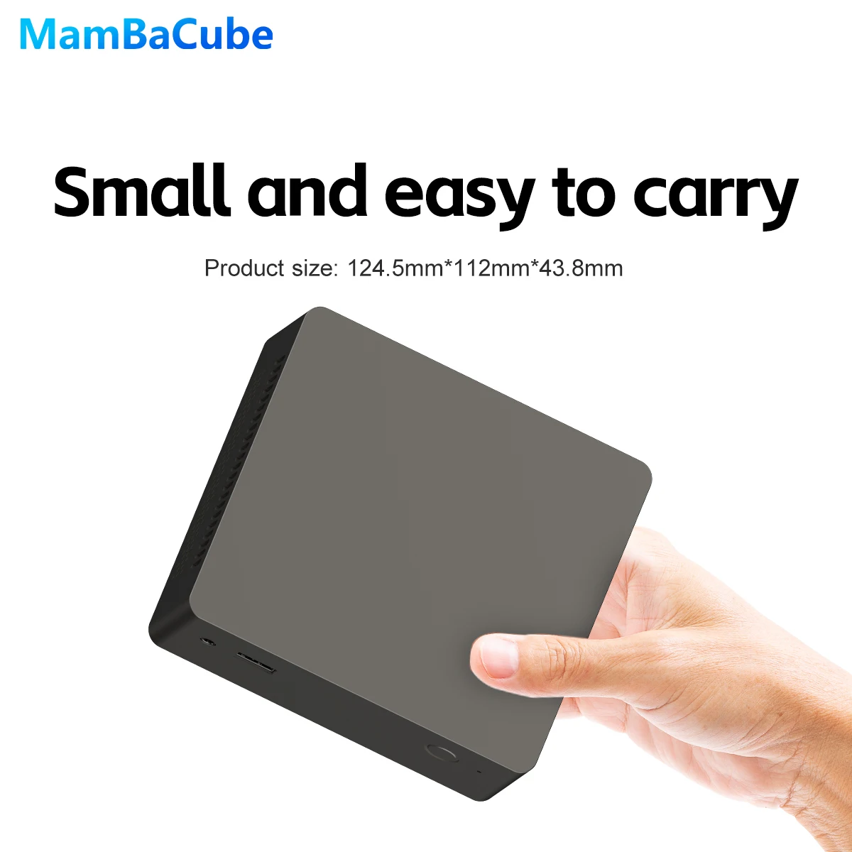 MamBaCube N9E Mini PC Intel N150 Win11 Pro 8GB 16GB DDR4 256GB 512GB SSD WiFi 5 Computer desktop compatto portatile per ufficio domestico