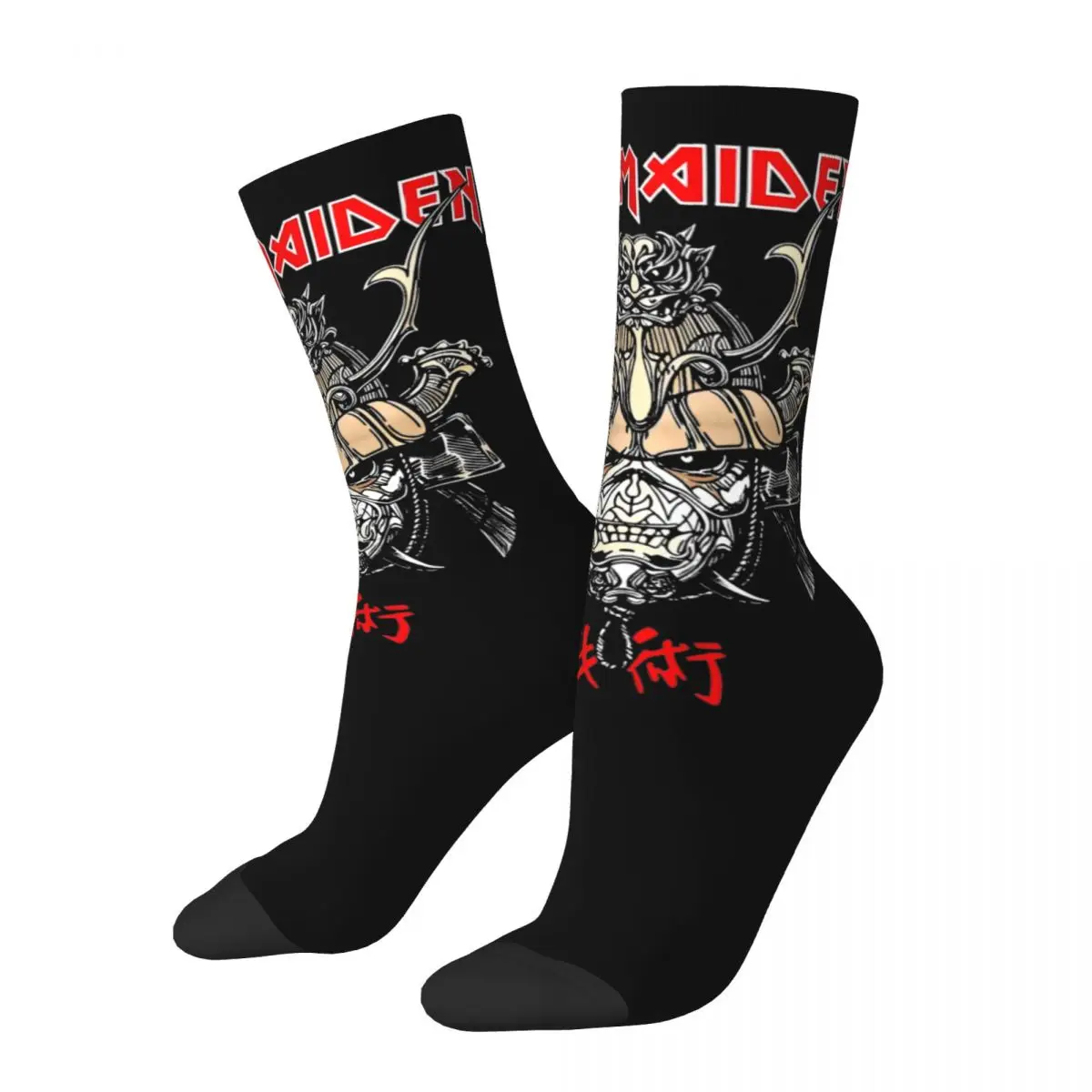 Iron Maidens Socks Harajuku Stockings Autumn Anti-Slip Unisex Men Socks Soft Breathable Design Cycling Socks