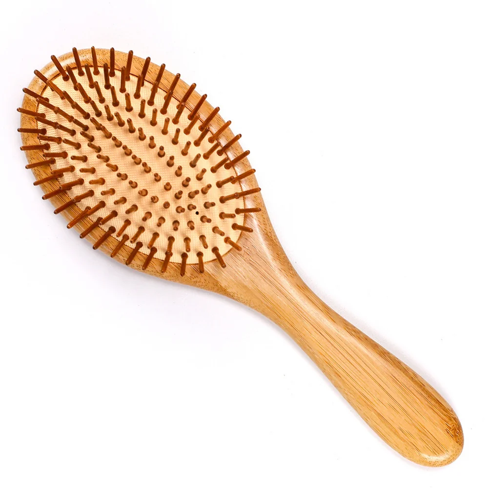 

1Pcs Anti-Static Wooden Airbag Comb Mini Portable Massage Hairbrush for Home Travel Scalp Massage Cushion Comb Natural Wood