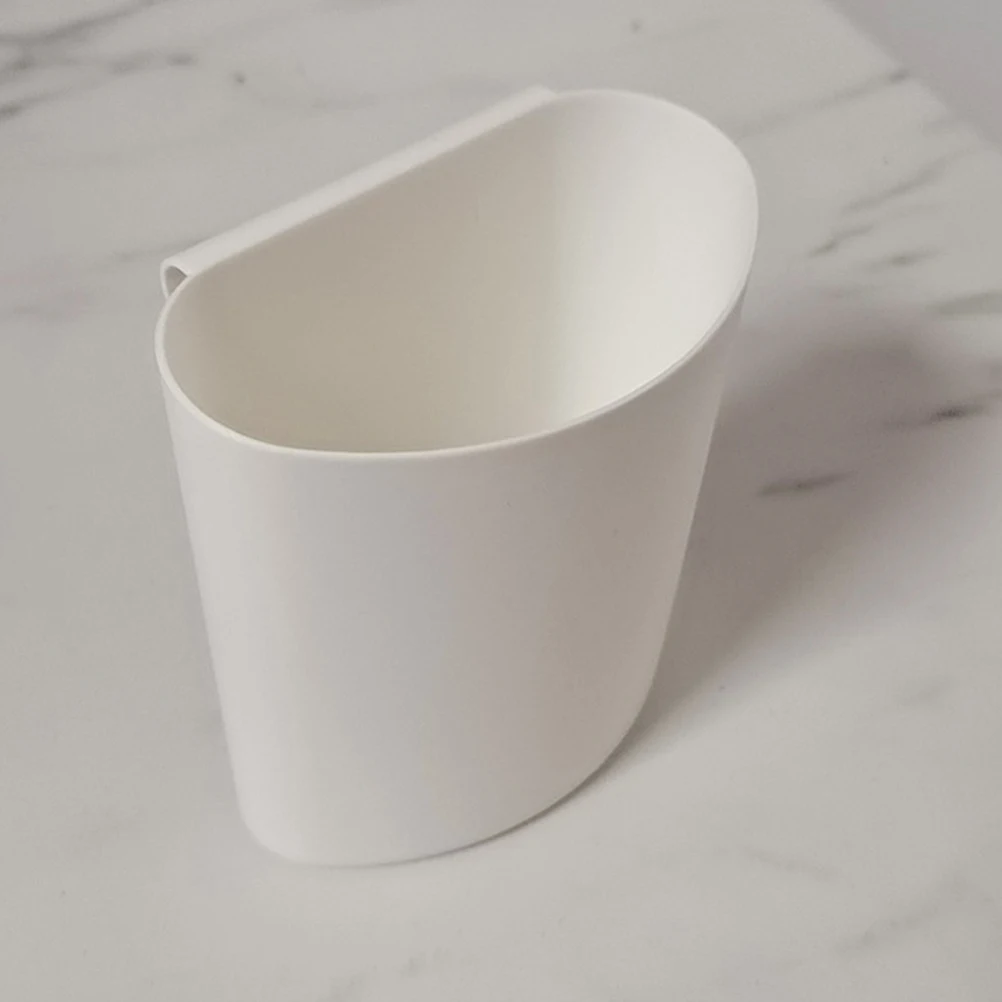 

4pcs Hanging Bucket Storage Baskets Plastic for Rolling Cart Cup Holder Organizer Small Hanging Bin Kitchen Office Supplies
