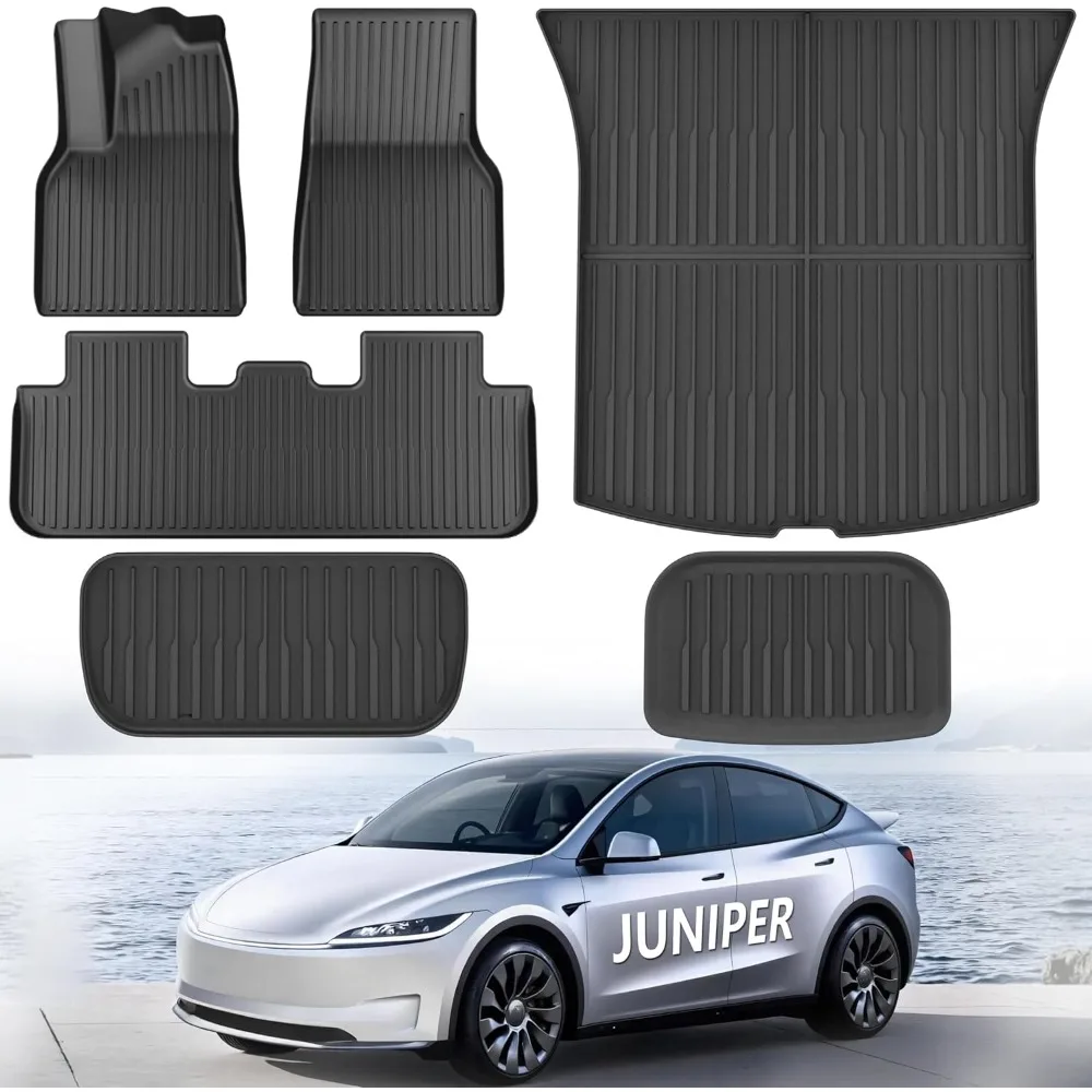 

Floor Mats for New Tesla Model Y 2025 2026 Juniper Foot Carpets TPE Trunk Protective Pad Cargo Liners 2-4 Days Delivery