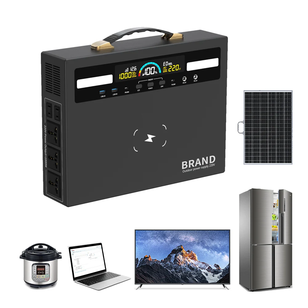 popular Oem  Odm For 1000W 240000mah US socket technology Off-Grid Bonada Portable Power Station