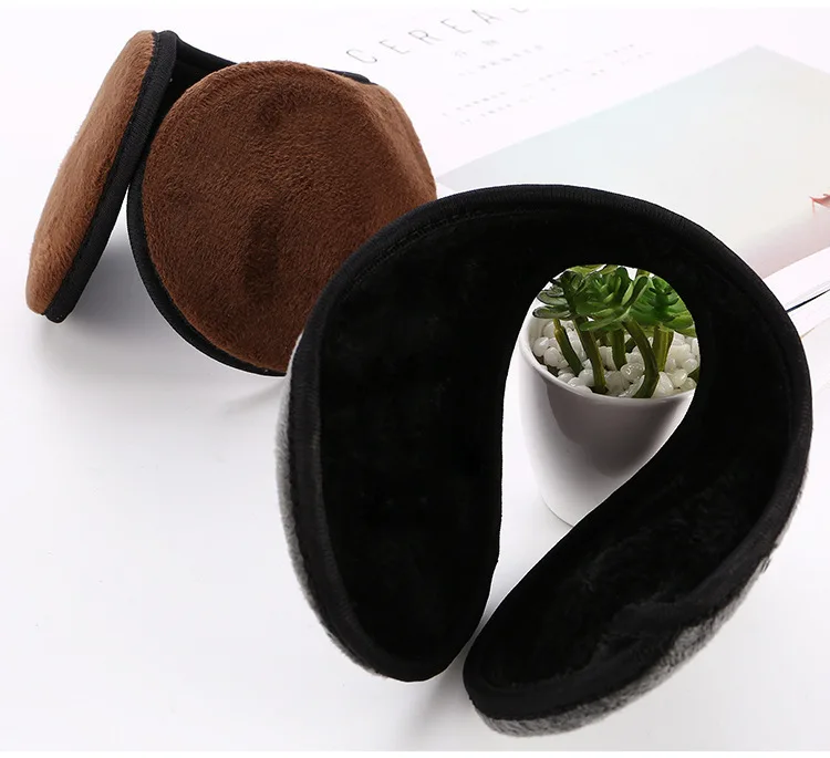 Copriorecchie caldi, ispessiti, in velluto, freddi e antivento, caldi e pieghevoli in peluche