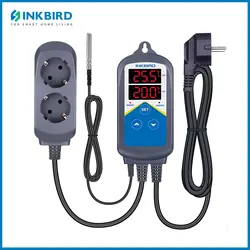 INKBIRD ITC-306T Prewired Heating Output Temperature Controller With Dual LCD Display For Propagation Cultivation Breeding Hatch