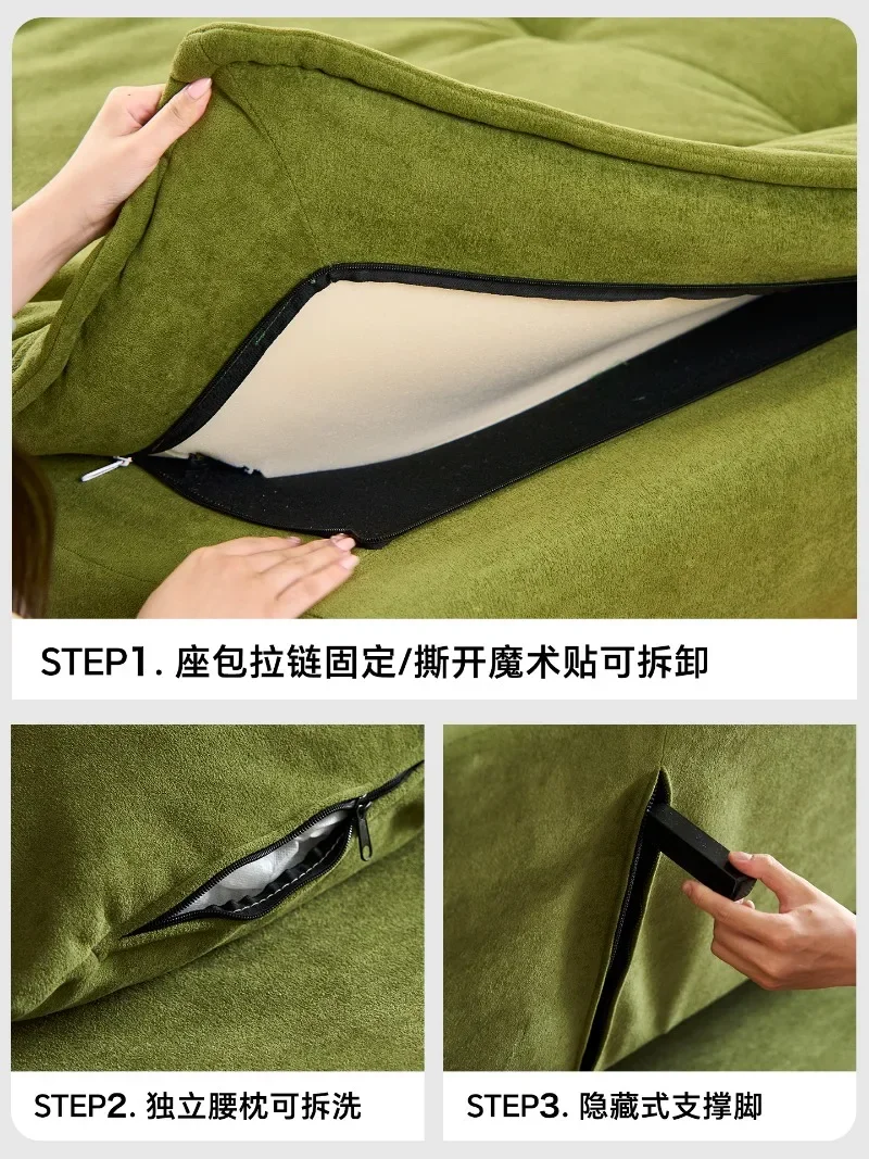 

Boat sofa bed folding, one-piece dual-use, long-term sleeping sofa bed