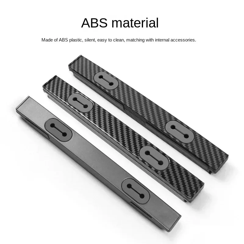 For Tesla Model 3 Y Central Control Hub Charging Cable Hub ABS Threading Box Data Line Hole Shunt Hub Storage Bar Accessories