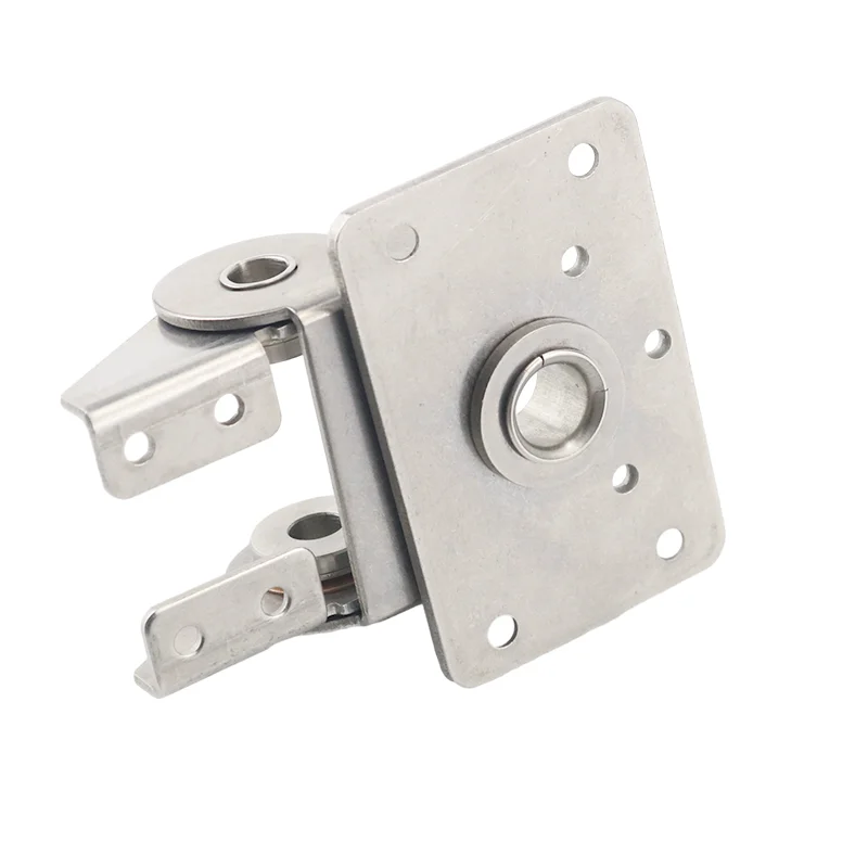 1 قطعة 304 الفولاذ المقاوم للصدأ قابل للتعديل تحديد المواقع الدورية إمالة عزم الدوران المفصلي مع محاور مزدوجة للاستخدام الصناعي المفصلي المخفي