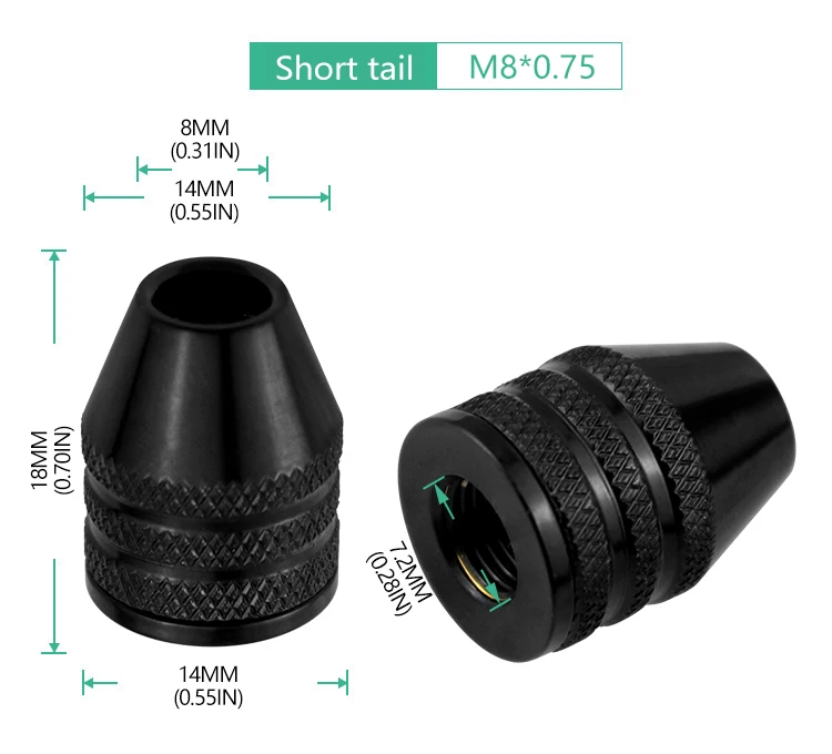 Electric motor shaft Mini Chuck Fixture Clamp 0.3mm-4mm Small To Drill Bit Micro Chuck fixing device