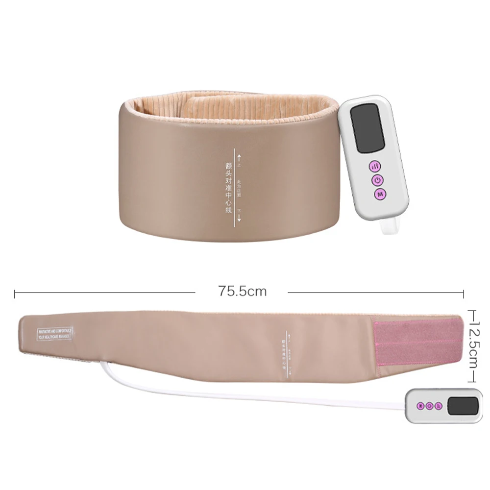 مدلك الرأس الكهربائي مدلك الرأس متعدد الوظائف العجن ميريديان الساخن ضغط الصداع وسادة هوائية حزام التدليك