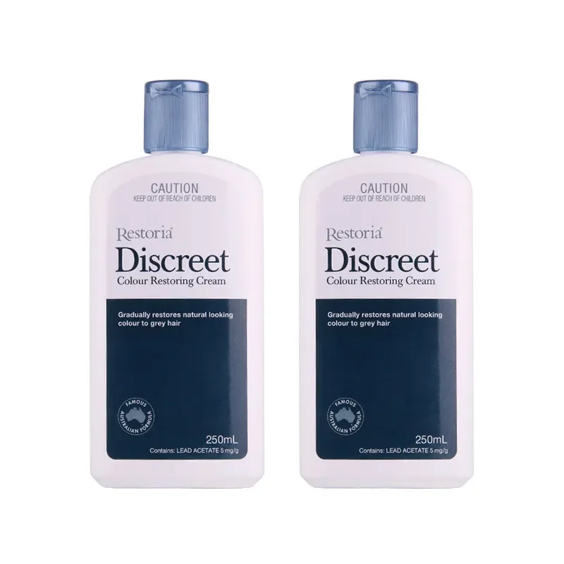 Original Restoria Discreet Colour Restoring Cream Lotion Hair Care 250ml Reduce Grey Hair for Men and Women Hair Treatments