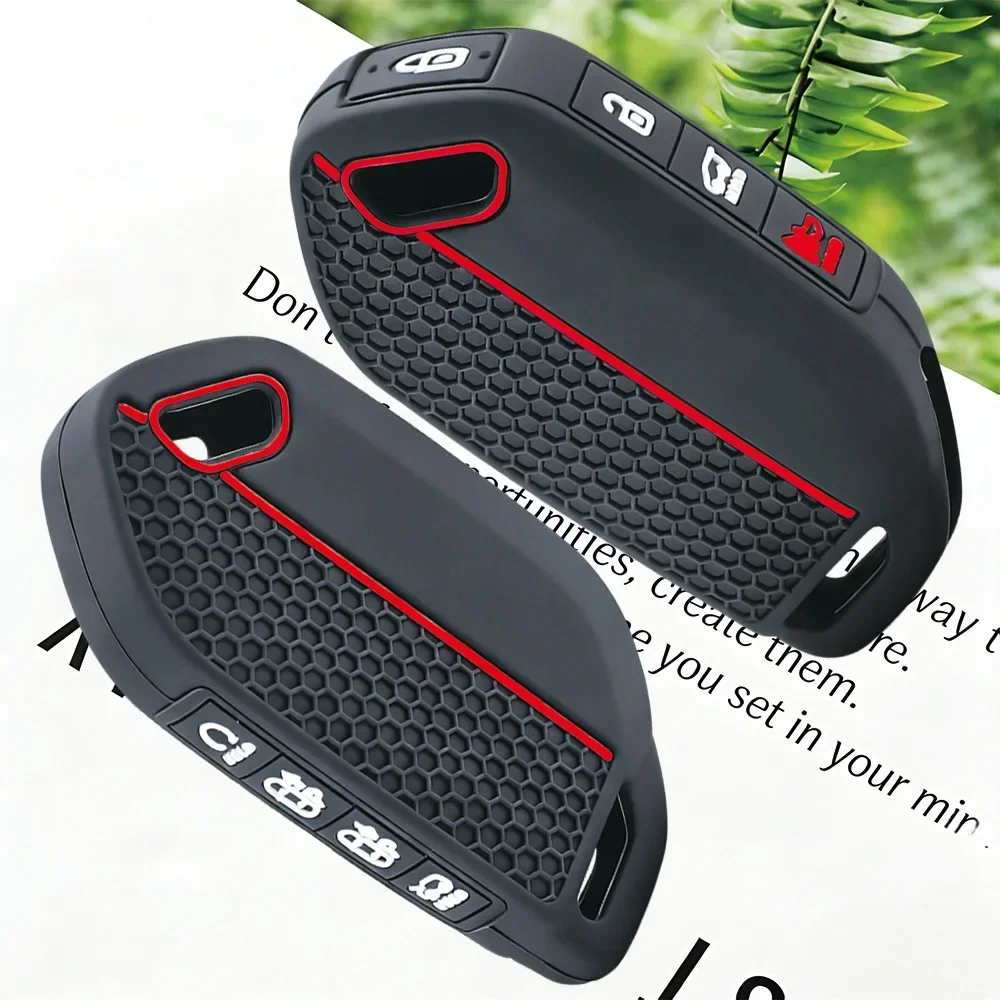 7/8/9 Buttons Silicone Car Key Case Cover Fob Holder For Kia Picanto Sorento MQ4 Carnival KA4 Morning K5 Carens 2024 EV5 EV9