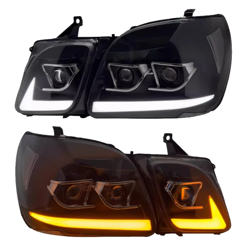 For Lexus LX470 Headlights 1998 2007 Car Accessories LX470 Upgrade LED Headlight Projector Head Lamp Light
