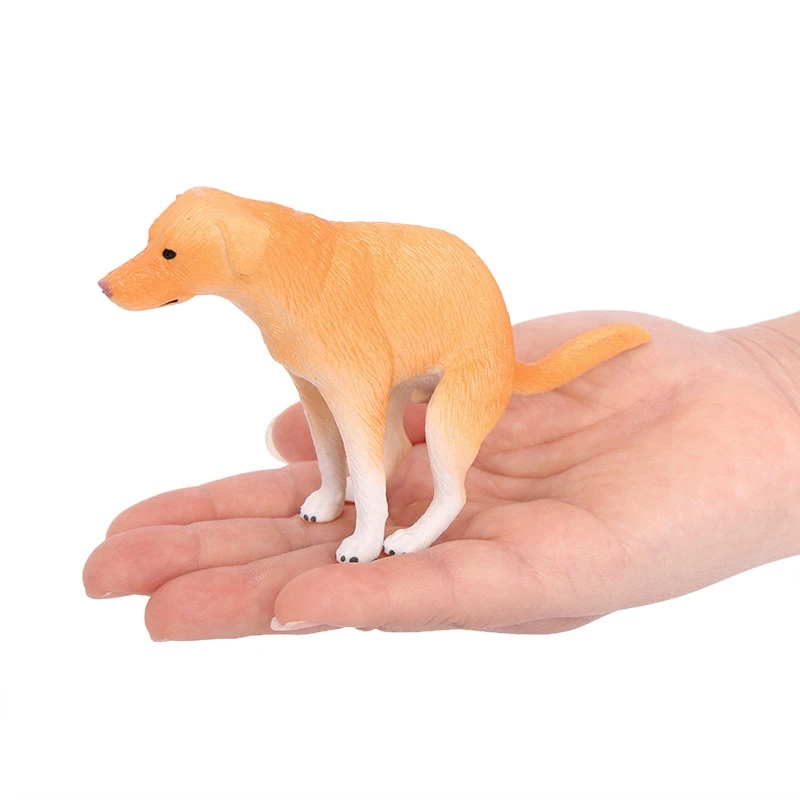 Creative Labrador Retriever Pooping Model Mini Desktop home decoration Pet Dog Figurine