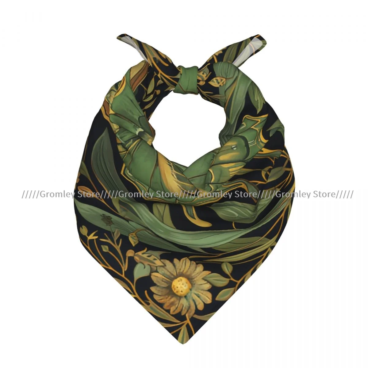 

Square Scarf Women Butterfly In The Meadow Vintage Style Bandana Headscarf
