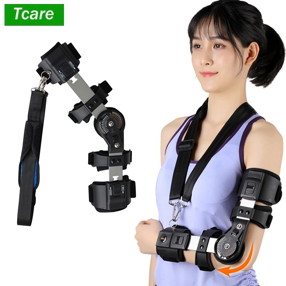 Tcare Hinged Elbow Arm Forearm Brace Support Splint Orthosis Band Fixation Sling Immobilizer Strap Sleeve Arm Protector Guard