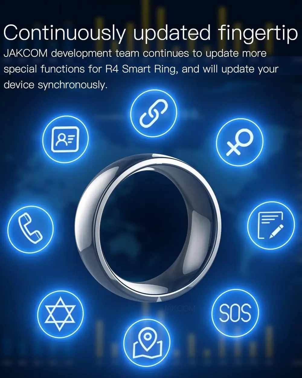 Jakcom Smart Ring  R4 Wearable Devices Magic Finger NFC Ring Smart For NFC Mobile Phone Electronics with IC / ID / NFC Card