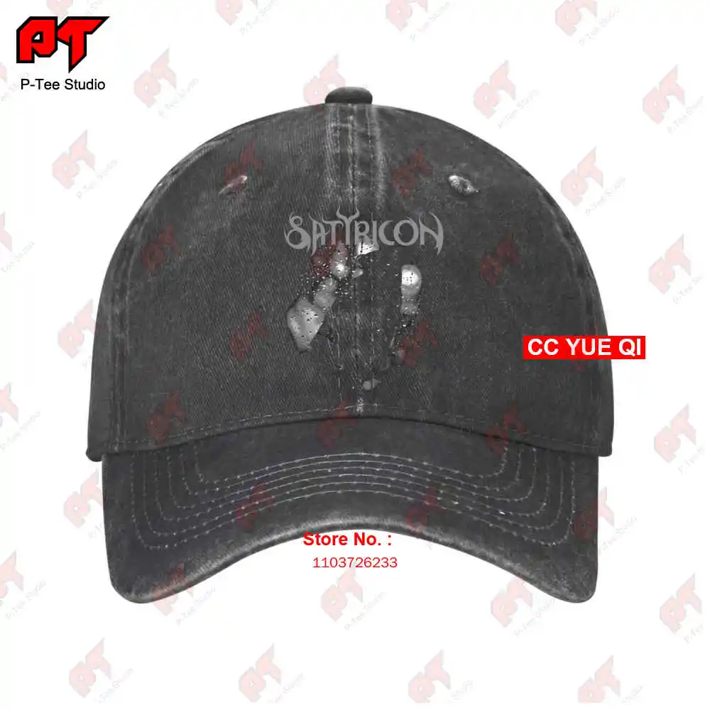 Satyricon ‘Black Crow And A Tombstone‘ Baseball Caps Truck Cap VC1S