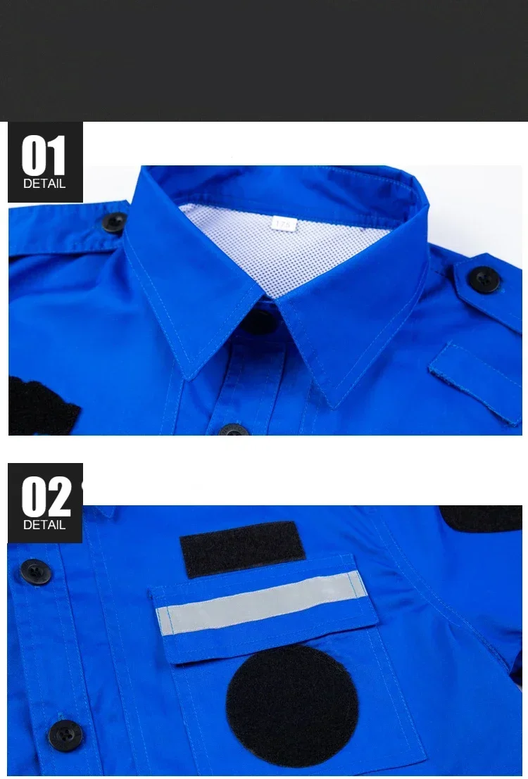 New Emergency Rescue Clothing Fire Fighter Suit Disaster Relief Coat Anti-static Wear-resistant Coverall Labor Uniforms