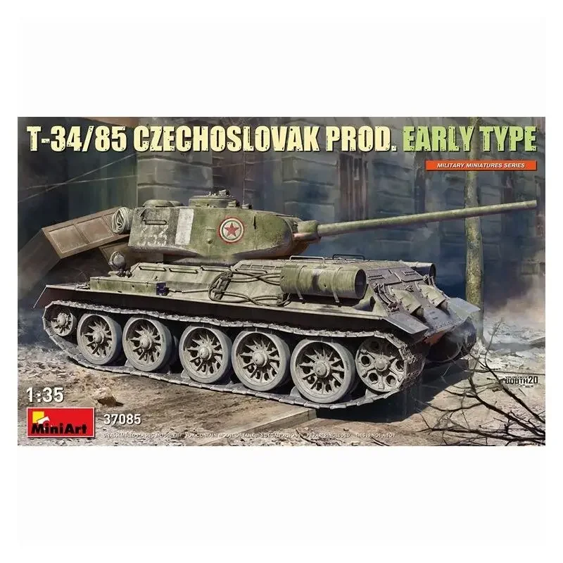 miniart-37085-1-35-t-34-85-czechoslovak-prod-early-type--scale-model-kit