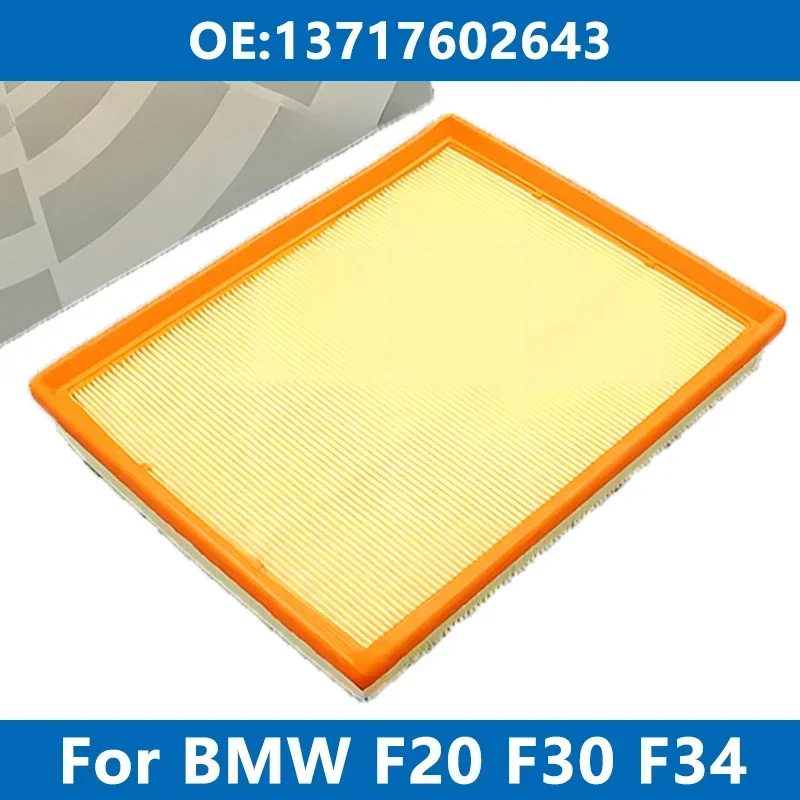 Car Air Filter Cleaner Element 13717602643 For BMW F20 F21 F22 F30 F31 F32 F34 F36 M135i 235i 335i 435i Xdrive GT Engine Intake