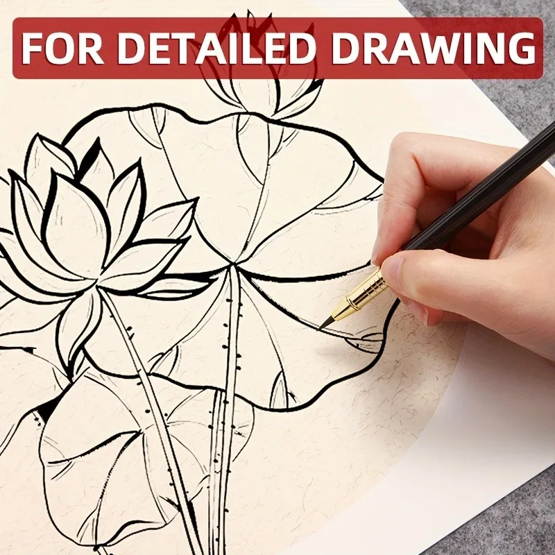 

A portable ink pen, pen style brush, small regular script copying calligraphy pen, can add ink brush, soft pen, beautiful pen