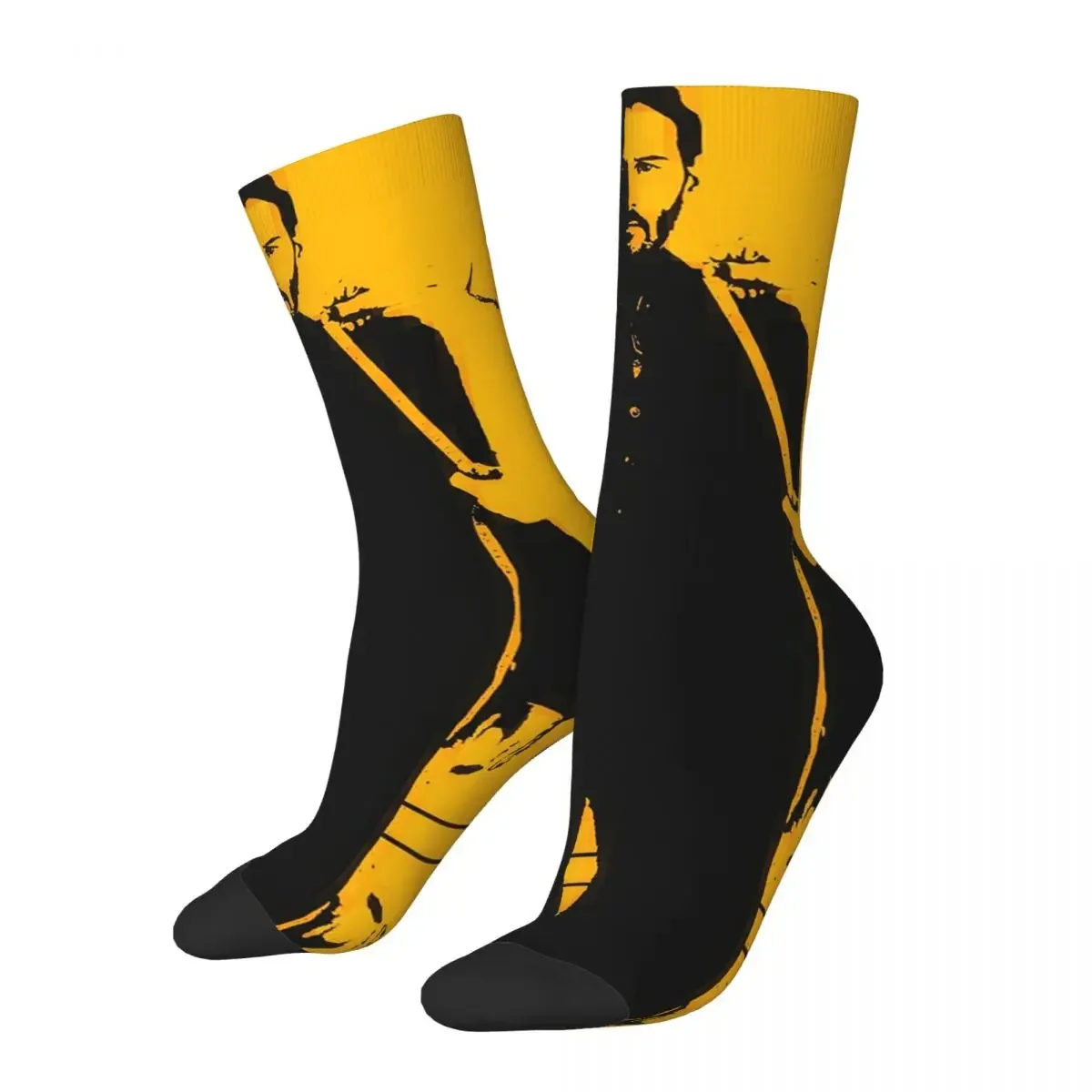 

John Wick Socks Harajuku Sweat Absorbing Stockings All Season Long Socks Accessories for Man's Woman's Gifts