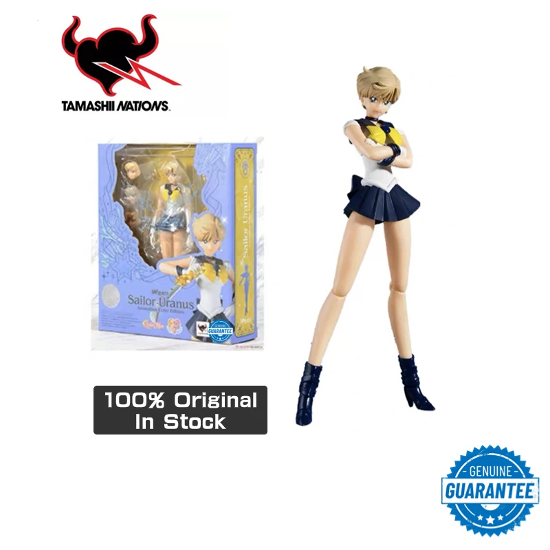 

Genuine Original Tamashii S.h.figuarts SHF 15cm Sailor Moon Animation Color Edition Sailor Uranus Model Figure Doll Toy Decor