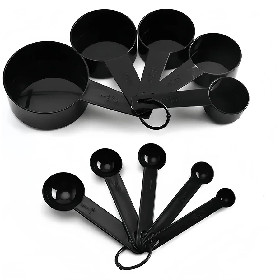 10Pcs/Set Black Pla… - image