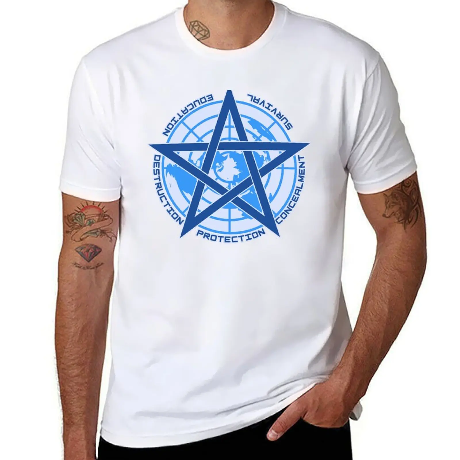 Global Occult Coalition T-Shirt Everyday Wear Basic Short Sleeve Top